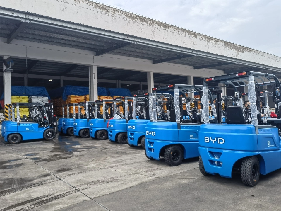 Electric forklift rental or purchase? BYD ECB16S cost comparison reference(Image1)