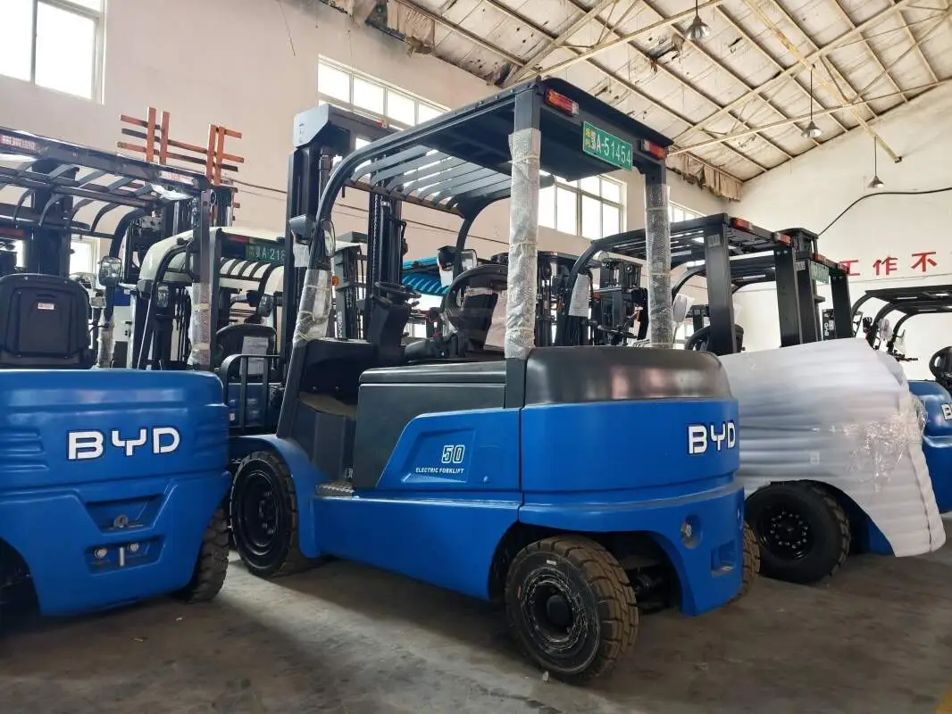 BYD forklift gantry chain and fork matching tonnage model reference(Image1)