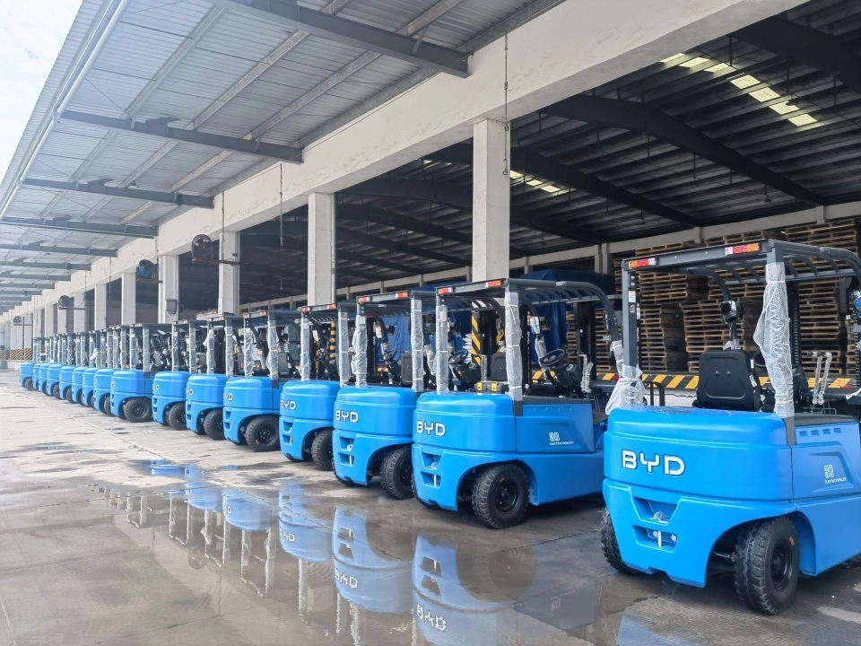 BYD electric forklift, sales and after-sales services in Japan