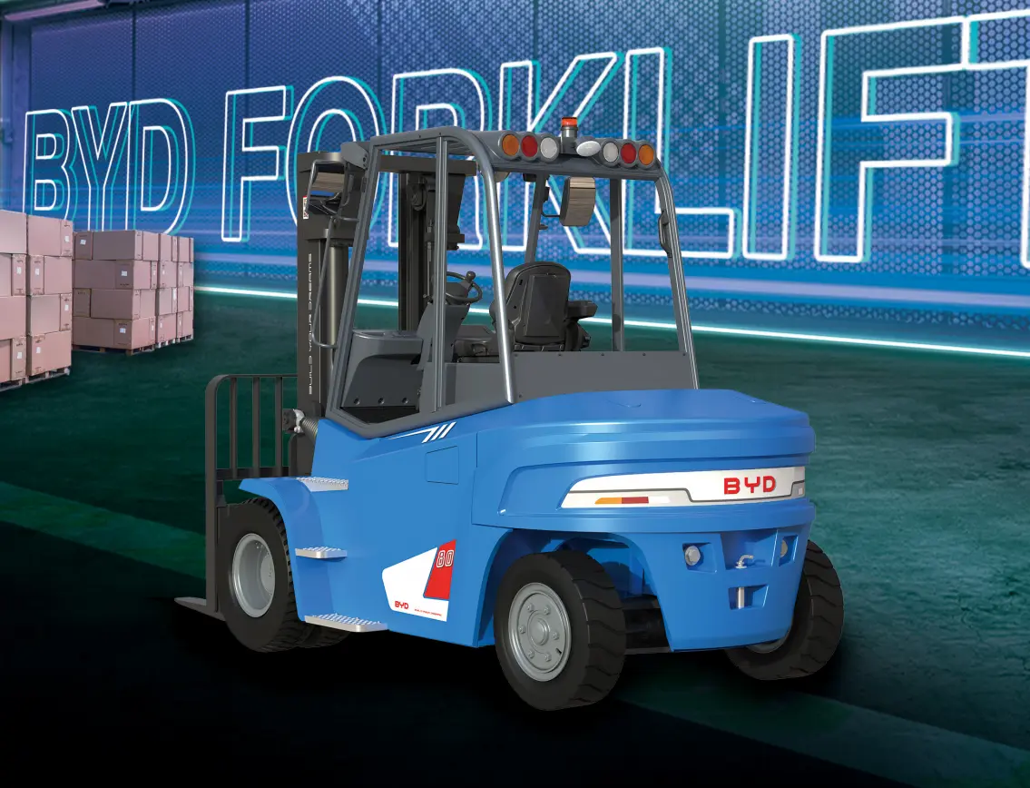 8 ton electric balance forklift CPD type 8.0T