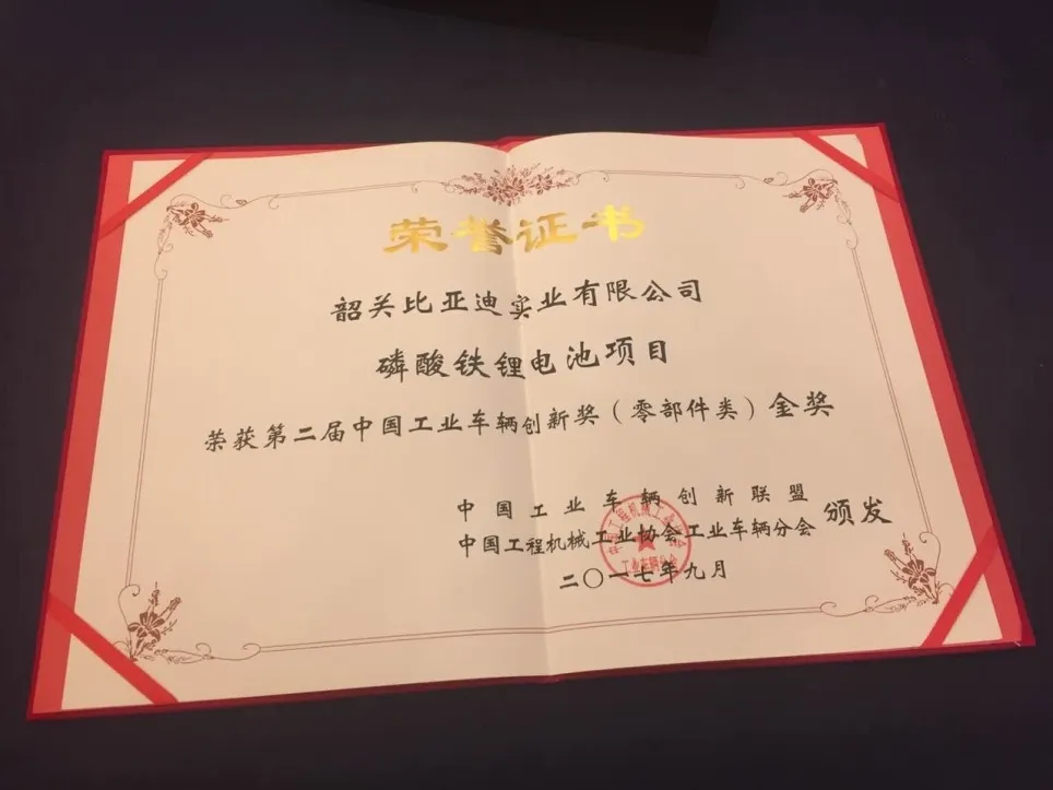 BYD Forklift | The 2nd China Industrial Vehicle Innovation Award Gold Award Certification(Image1) BYD Forklift | The 2nd China Industrial Vehicle Innovation Award Gold Award Certification(Image1)