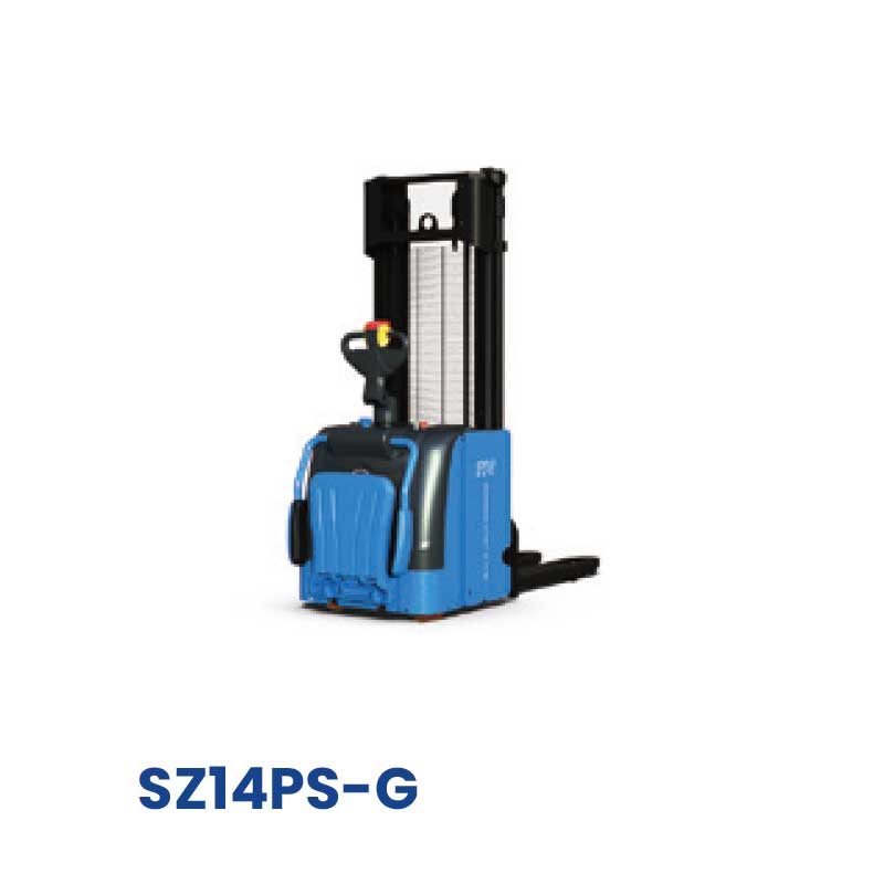 SZ14PS-G 1.4 ton BYD walking lithium battery stacker