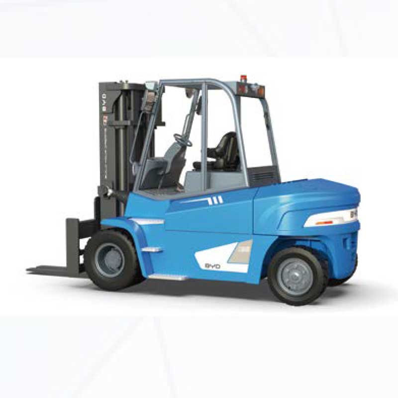 9 tons lithium battery counterbalanced electric forklift BYDC90