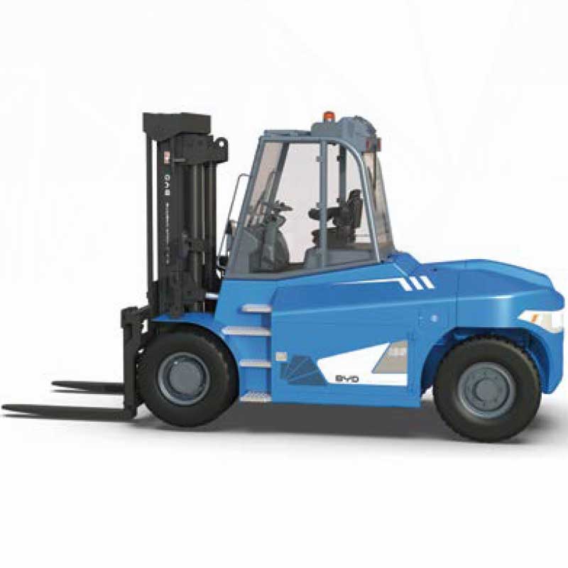 Sixteen-ton lithium battery counterbalanced electric forklift BYD C160D