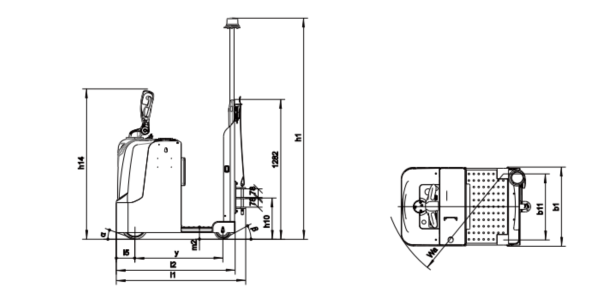 Small and medium tonnage electric tractor BYD-Q30TJS(Image1)